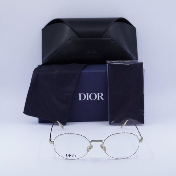 Dior NEODIORO R2U B000 Oval 52mm Eyeglasses - Gold - Picture 3 of 9